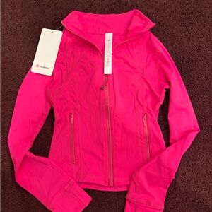 lululemon athletica Vibrant Pink Bomber Jacket